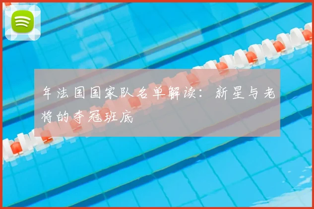 年法国国家队名单解读:新星与老将的夺冠班底
