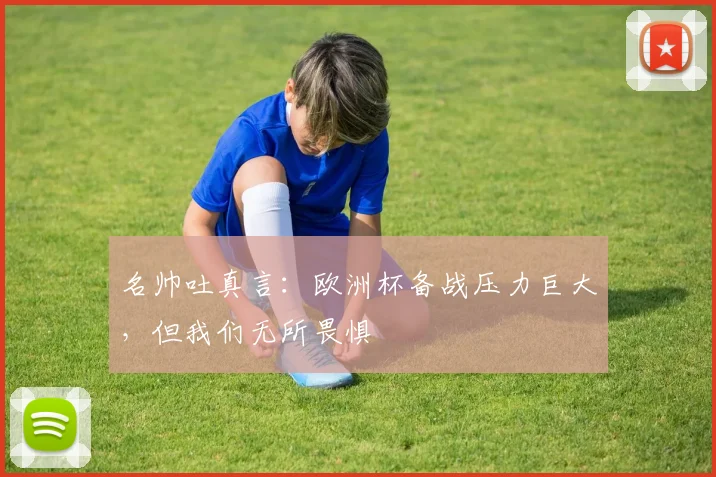 名帅吐真言：欧洲杯备战压力巨大，但我们无所畏惧